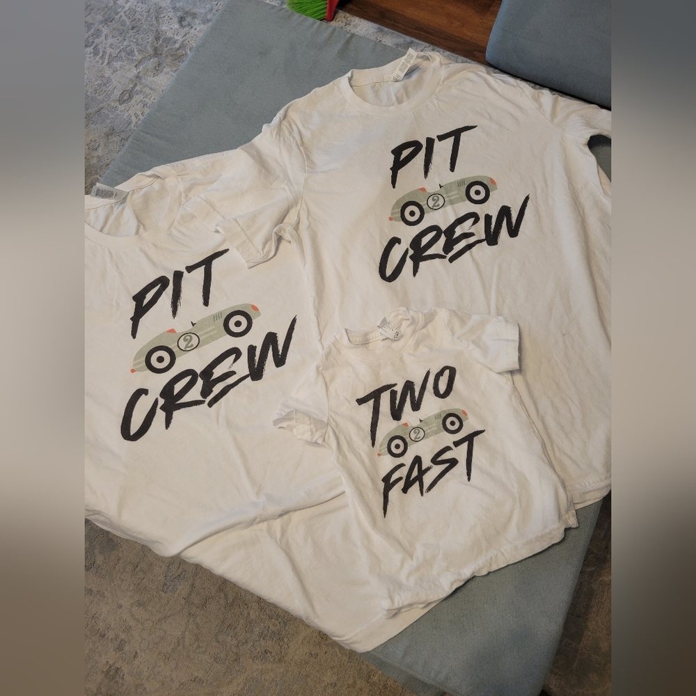 2nd Birthday Family Shirts - Two Fast